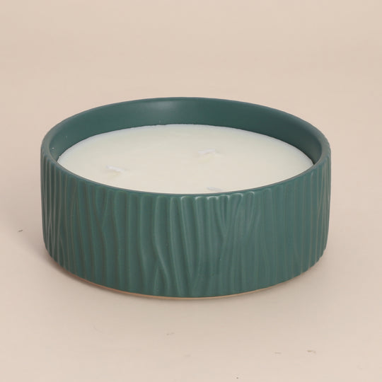 The 5th Season - Aromatherapie Duftkerze, Größe 13x5 cm, Grün
