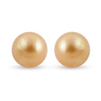 Iliana - Goldene Südseeperlen-Ohrringe, (11-12mm), 750 Gold