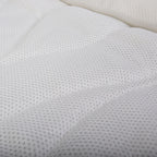 Rutschfeste Ganzkörper-Badewannen-Matte mit Kissen, Größe 119x53 cm, Weiß