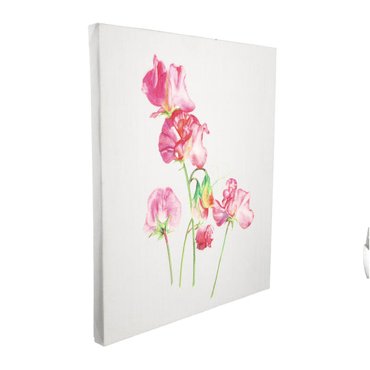 Leinwand Rahmen Digitaldruck Blumen Wandbild, Größe 38x43 cm