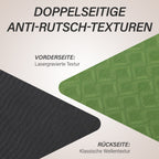 Yoga Block aus Eva-Schaum, 183x61 cm, Grün-Braun