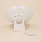 Wecker mit Wecklicht, Lautsprecher, Signalfunktion und Lichttherapie-Lampe, Weiß