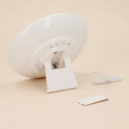 Wecker mit Wecklicht, Lautsprecher, Signalfunktion und Lichttherapie-Lampe, Weiß