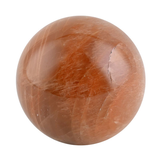 Gem Crystal Kollektion - Pfirsich Mondstein Sphäre 2-3 cm - M, ca. 1500 cts.