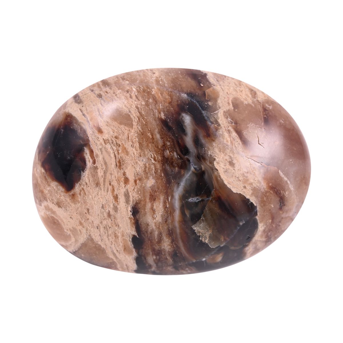 Gem Crystal Kollektion - Schwarzer Opal Handschmeichler - S, ca. 500 cts.
