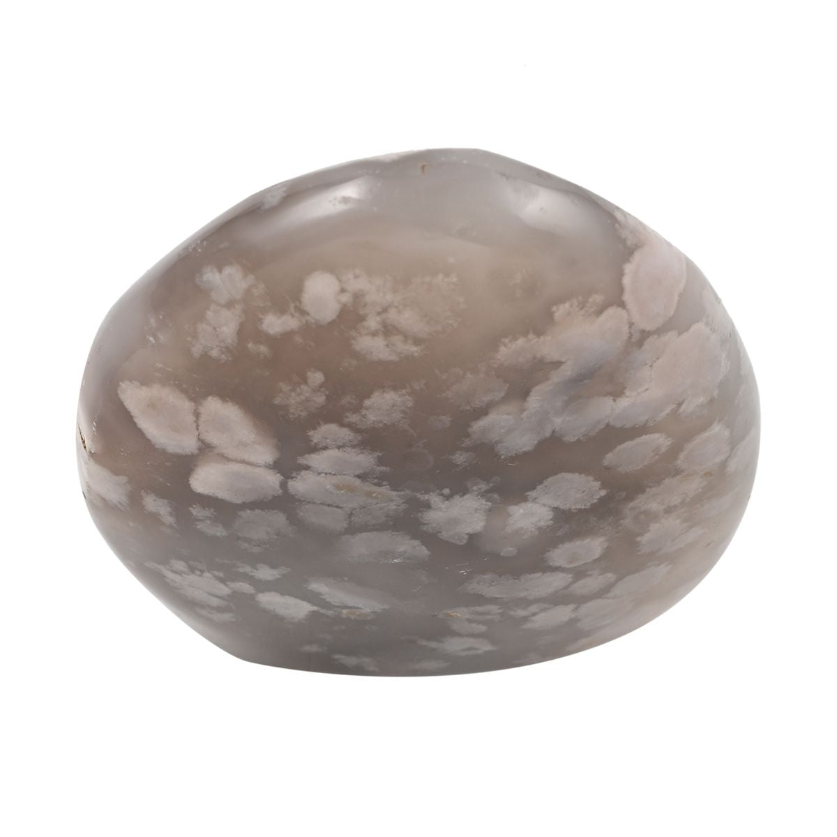 Gem Crystal Kollektion - Dendritischer weißer Achat - M, ca. 2500 cts.