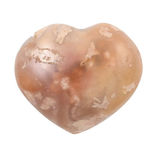 Gem Crystal Kollektion - Blumen Achat Herz 2-3 cm - S, ca. 550 cts.