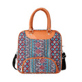 Boho Stil Handtasche, Blau und Mehrfarbig