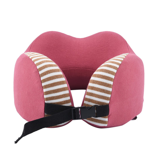 Bequemes Memory-Foam Nackenkissen, Größe 22x22 cm, Rosa