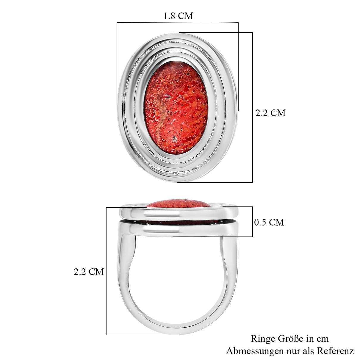 Halskette, Ohrringe und Ring mit austauschbaren Multi-Edelsteinen