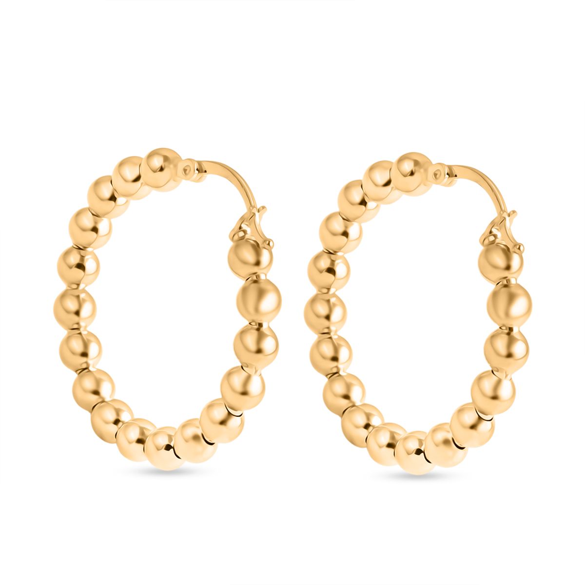 Royal Bali Kollektion- 19cm Armband und Creolen in 375 Gold