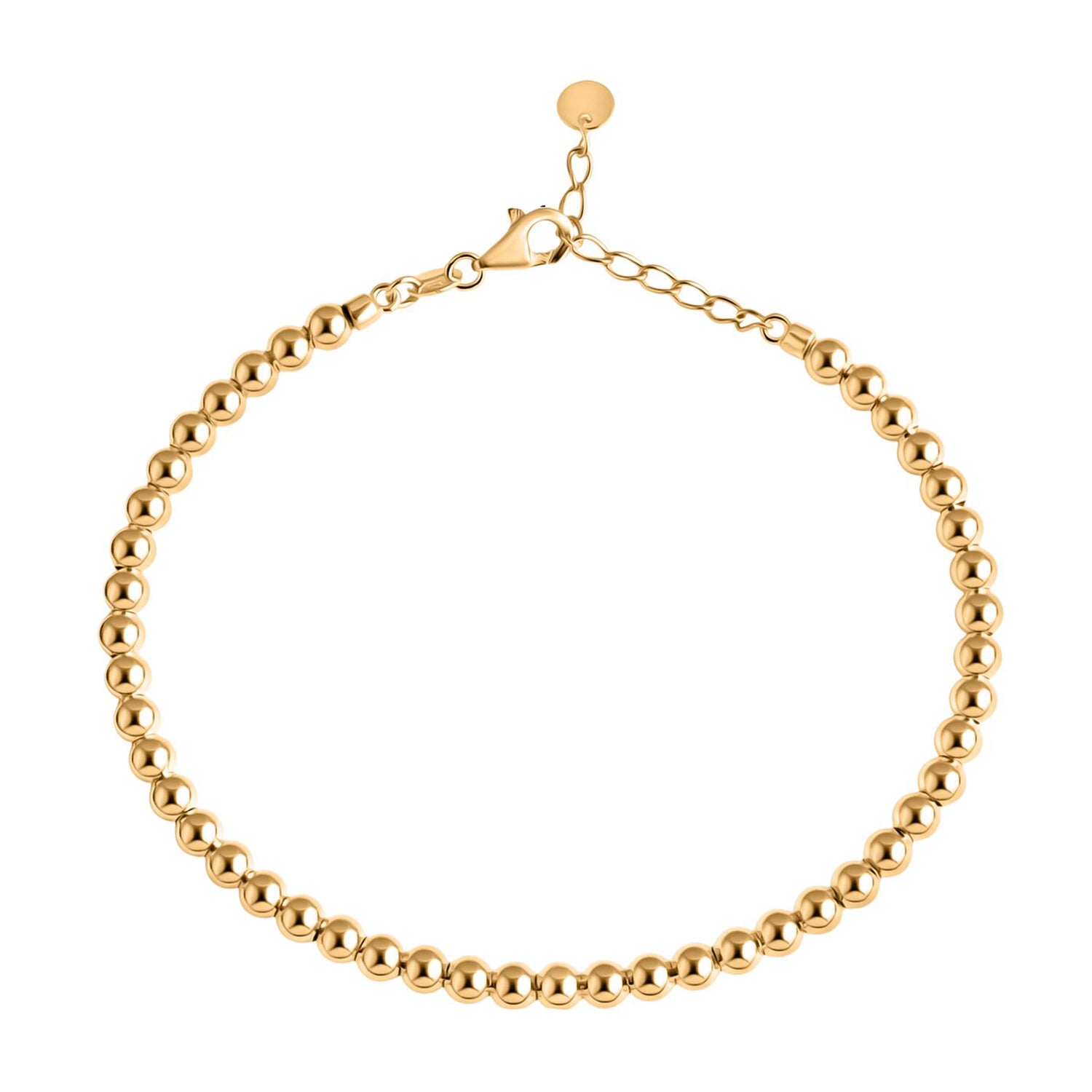 Royal Bali Kollektion- 19cm Armband und Creolen in 375 Gold