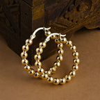 Royal Bali Kollektion- 19cm Armband und Creolen in 375 Gold