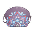 SUKRITI handbemalte Crossbody-Tasche aus echtem Leder, Lila