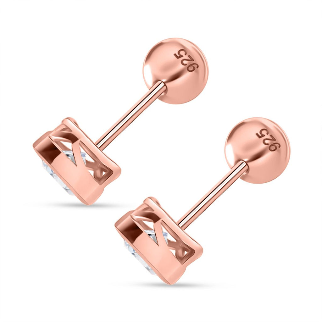 LUXURIANT SGL zertifizierte VS-EF Labor Diamant Ohrringe und Anhänger mit 50cm Kette