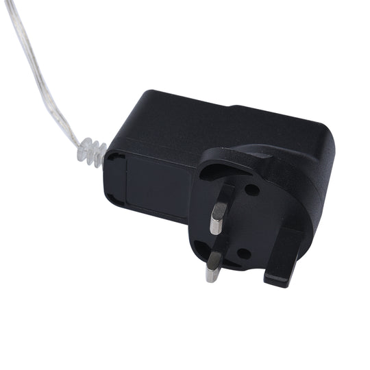 Meteorschauer warmweiße LED Lichterkette, Größe 30x330 cm, Weiß