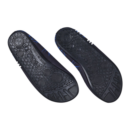 Unisex Aquaschuhe, Rutschfest & Schnelltrockend, Größe 36-37, Blau-Weiß