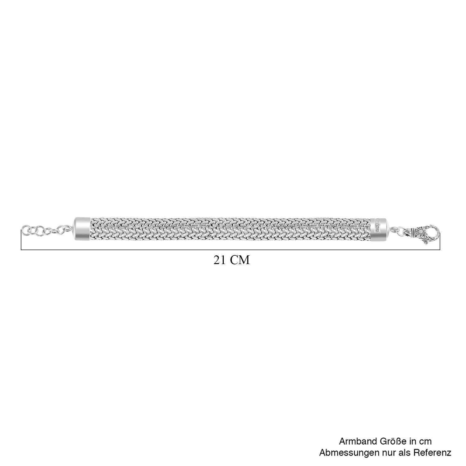 D'Joy 925 Silber 50cm Halskette und 19cm Armband