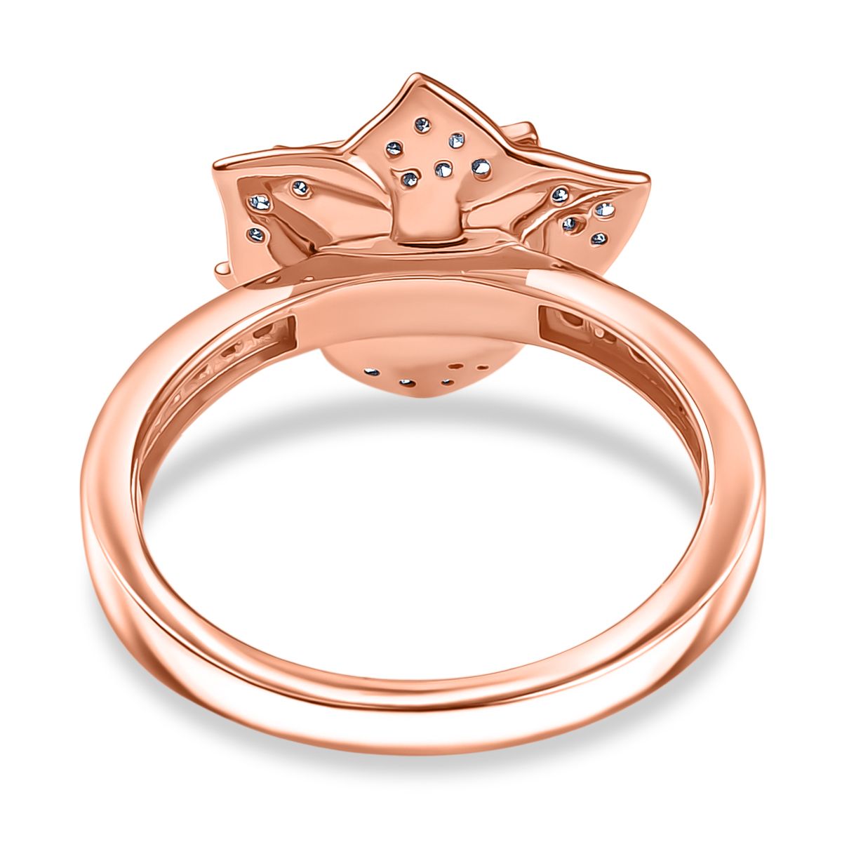 LUXURIANT DIAMOND- SI Labor Diamant Ring und Anhänger mit 45cm Kette