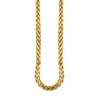 Italienische Spiga Halskette, ca. 90 cm, 375 Gelbgold ca. 9,78g