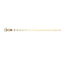Italienische Pyramide Konfetti Kette ca. 50 cm 925 Silber Gold-Überzug ca. 3,27g