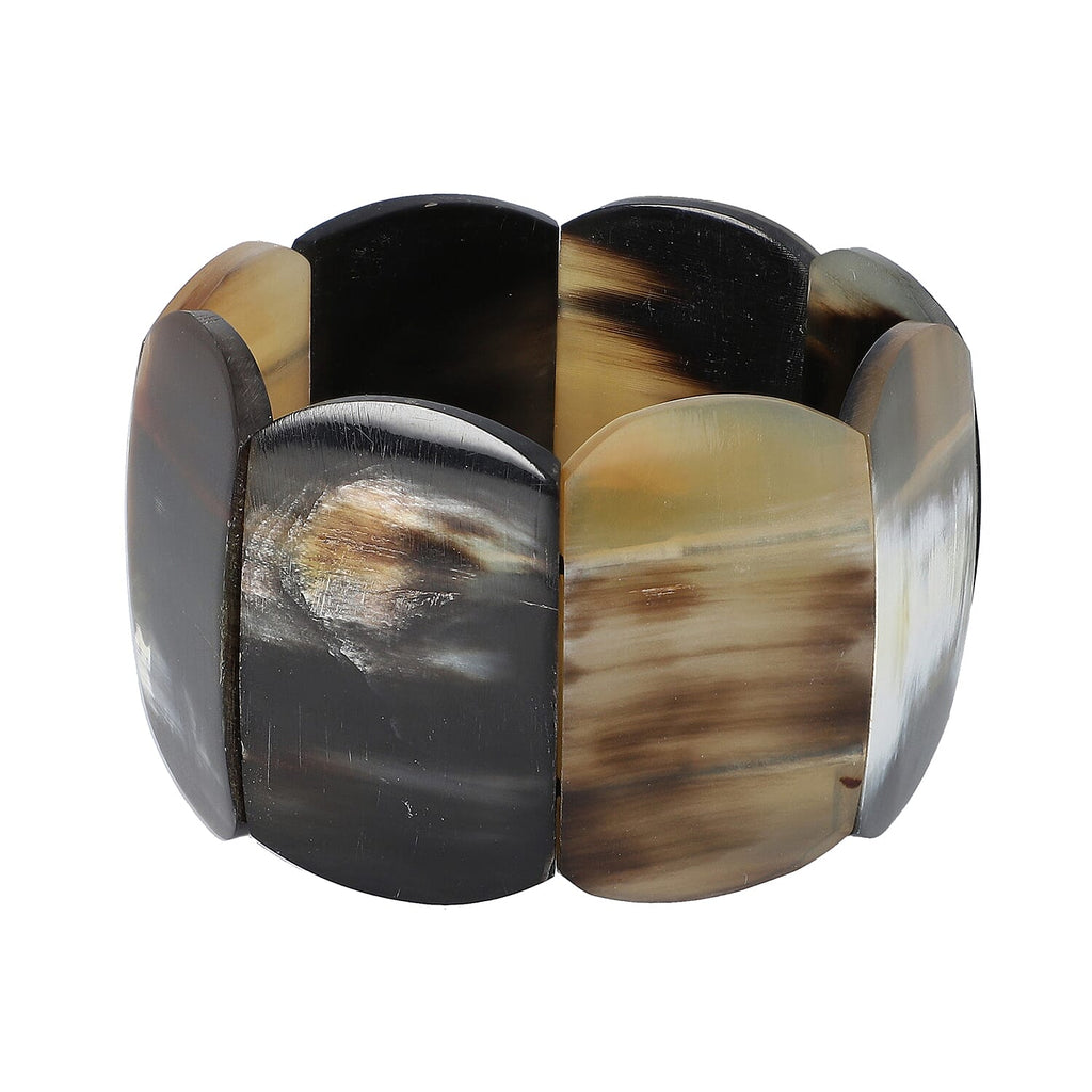 100% Genuine Buffalo Horn Stretch Bracelet