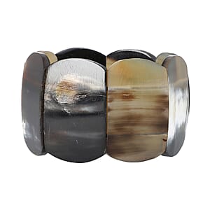 100% Genuine Buffalo Horn Stretch Bracelet