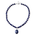 Lapislazuli-Halskette, 45 cm