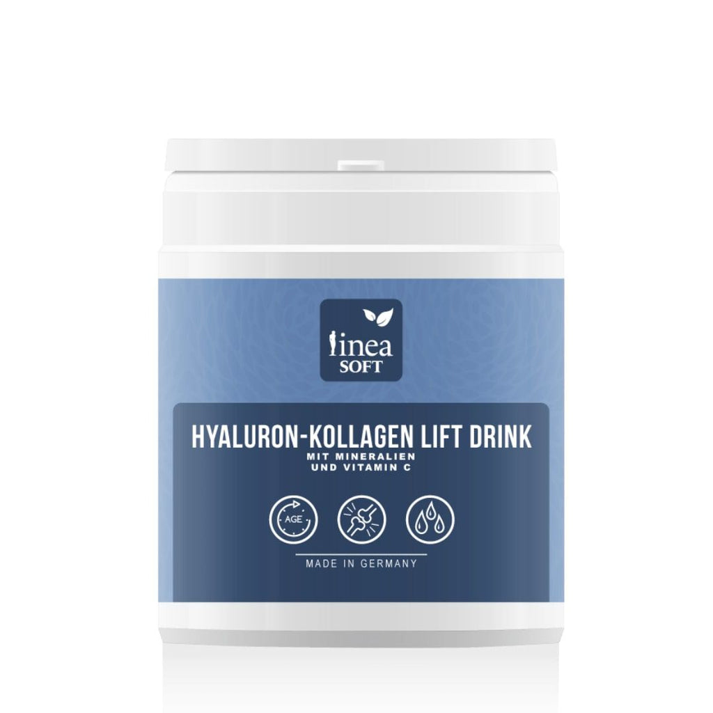 Linea Soft 5er-Set Hyaluron und Collagen Anti-Aging Lift Drink 300 gr - 30 Tage Kur