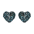 GP Heart Kollektion- blaue Diamant und blaue Saphir Ohrstecker- 0,50 ct.