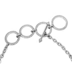 Grünes Aventurin Armband, ca. 19 cm, Edelstahl ca. 11,17 ct