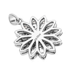 Lustro Stella - Weißer Zirkonia Anhänger, 925 Silber rhodiniert ca. 0.63 ct