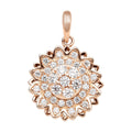 Lustro Stella - Weißer Zirkonia-Anhänger, 925 Silber rosévergoldet ca. 0.63 ct