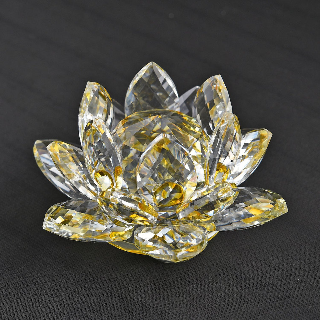 The 5th Season - Kristallglas Lotusblüte, 10.5x10.5x6cm