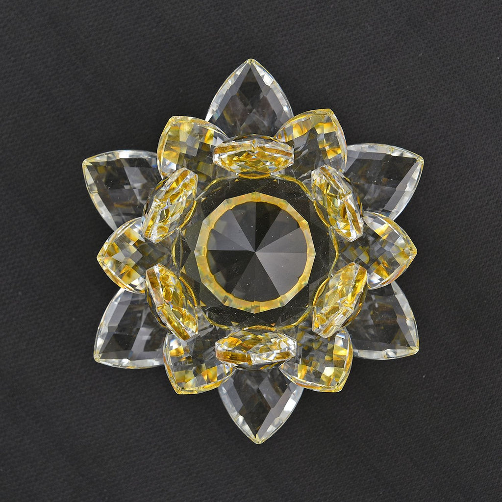 The 5th Season - Kristallglas Lotusblüte, 10.5x10.5x6cm