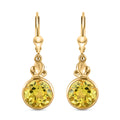 Ouro Verde-Quarz Ohrhänger - 6,83 ct.