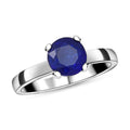 AA Blauer Spinell Ring, 925 Silber platiniert (Größe 16.00) ca. 1.64 ct