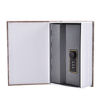 Wörterbuch-Safe mit Eiffelturm-Muster, mit 2 buchförmigen Schlüsseln, Größe 18x12x5,5 cm