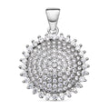 Lustro Stella - weißer Zirkonia-Anhänger, 925 Silber rhodiniert ca. 1,79 ct