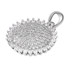 Lustro Stella - weißer Zirkonia-Anhänger, 925 Silber rhodiniert ca. 1,79 ct