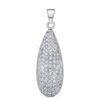 Lustro Stella - weißer Zirkonia-Anhänger, 925 Silber rhodiniert ca. 1.64 ct
