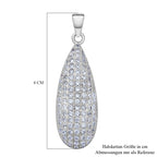 Lustro Stella - weißer Zirkonia-Anhänger, 925 Silber rhodiniert ca. 1.64 ct