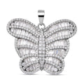 LUSTRO STELLA weißer Zirkonia-Anhänger - 7,59 ct.