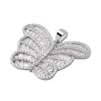 Lustro Stella - weißer Zirkonia-Anhänger, 925 Silber rhodiniert ca. 7.59 ct