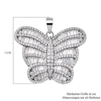 Lustro Stella - weißer Zirkonia-Anhänger, 925 Silber rhodiniert ca. 7.59 ct