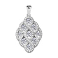 LUSTRO STELLA - weißer Zirkonia-Anhänger - 1,73 ct.