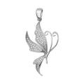 Lustro Stella - Weißer Zirkonia Anhänger, 925 Silber rhodiniert ca. 0,83 ct