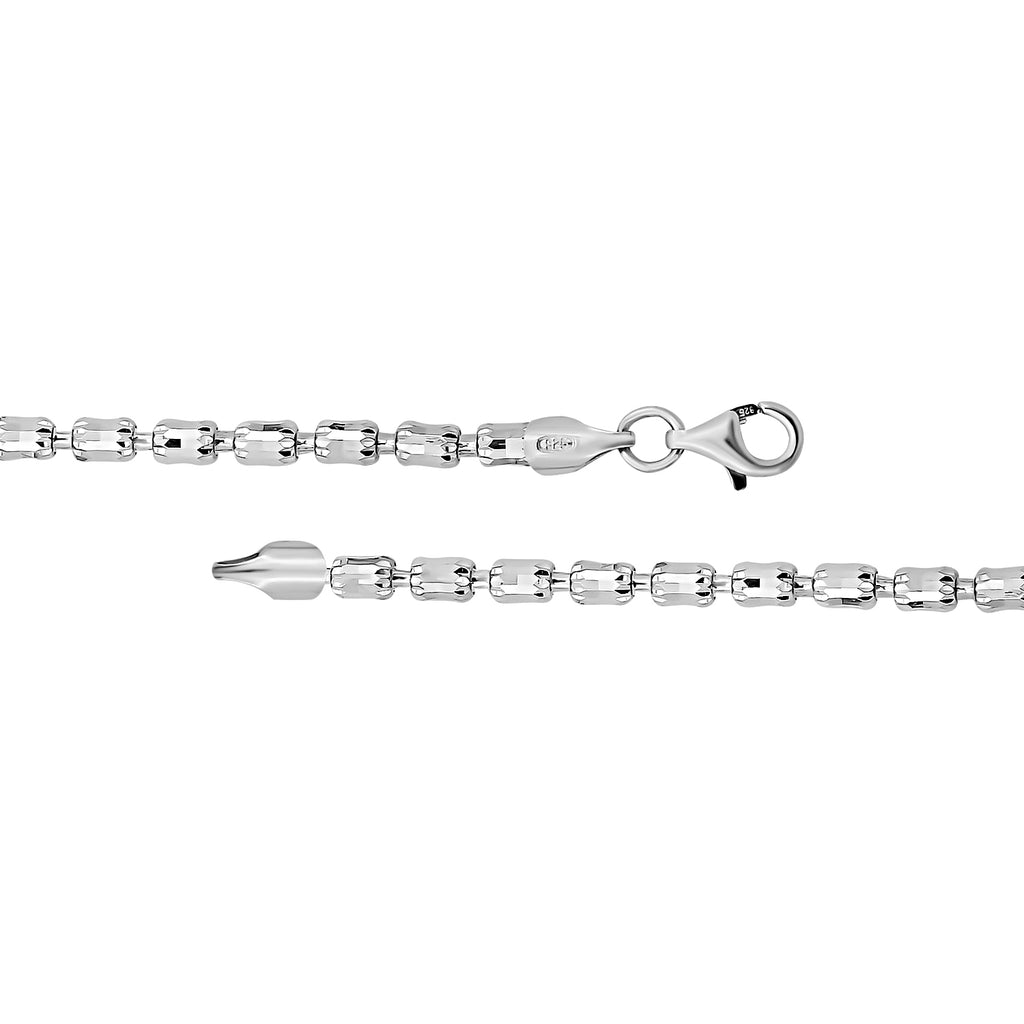 Italienische Kette, ca. 50 cm, 925 Silber ca. 10,84g