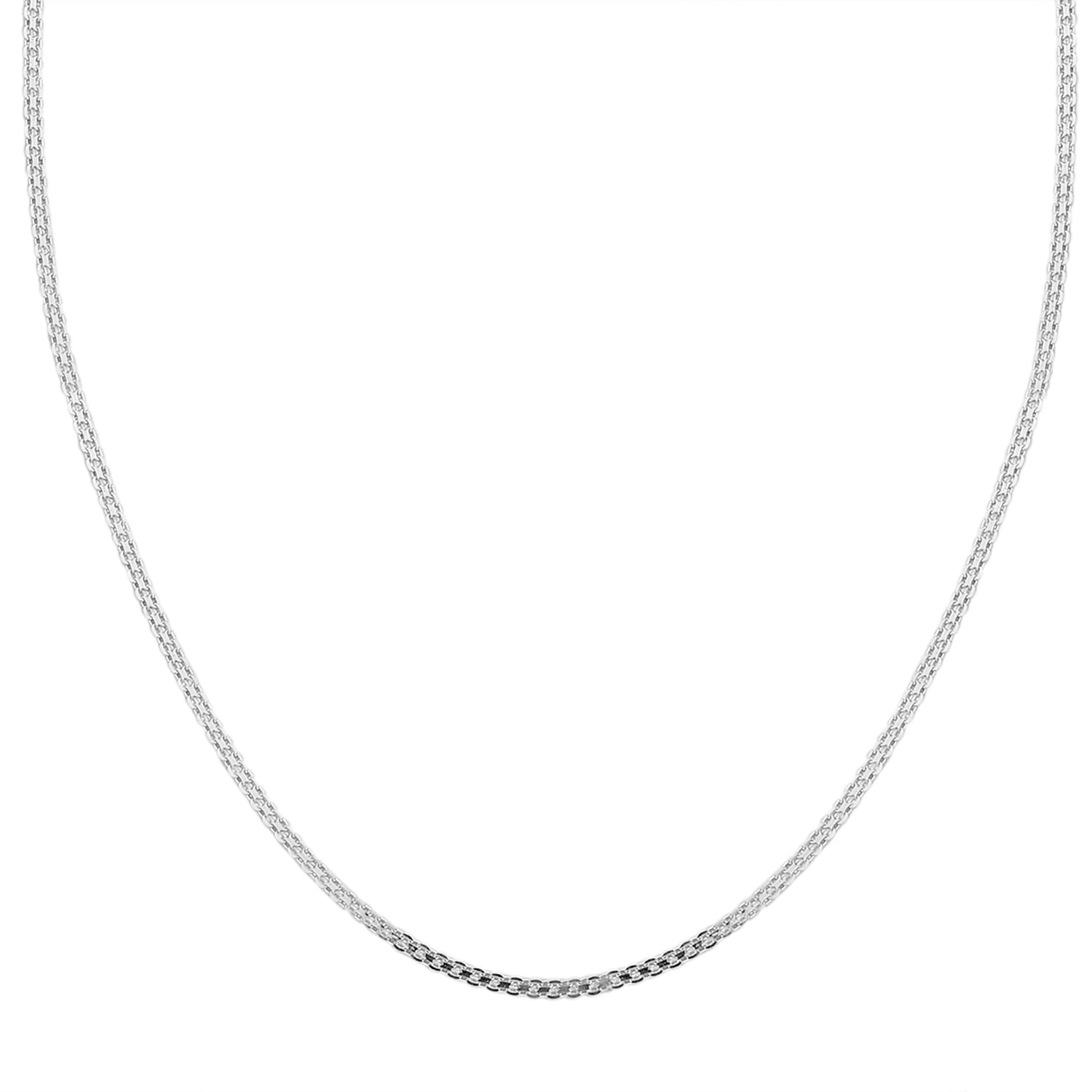 Italienische Kette ca. 50 cm, 925 Silber ca. 3,34g