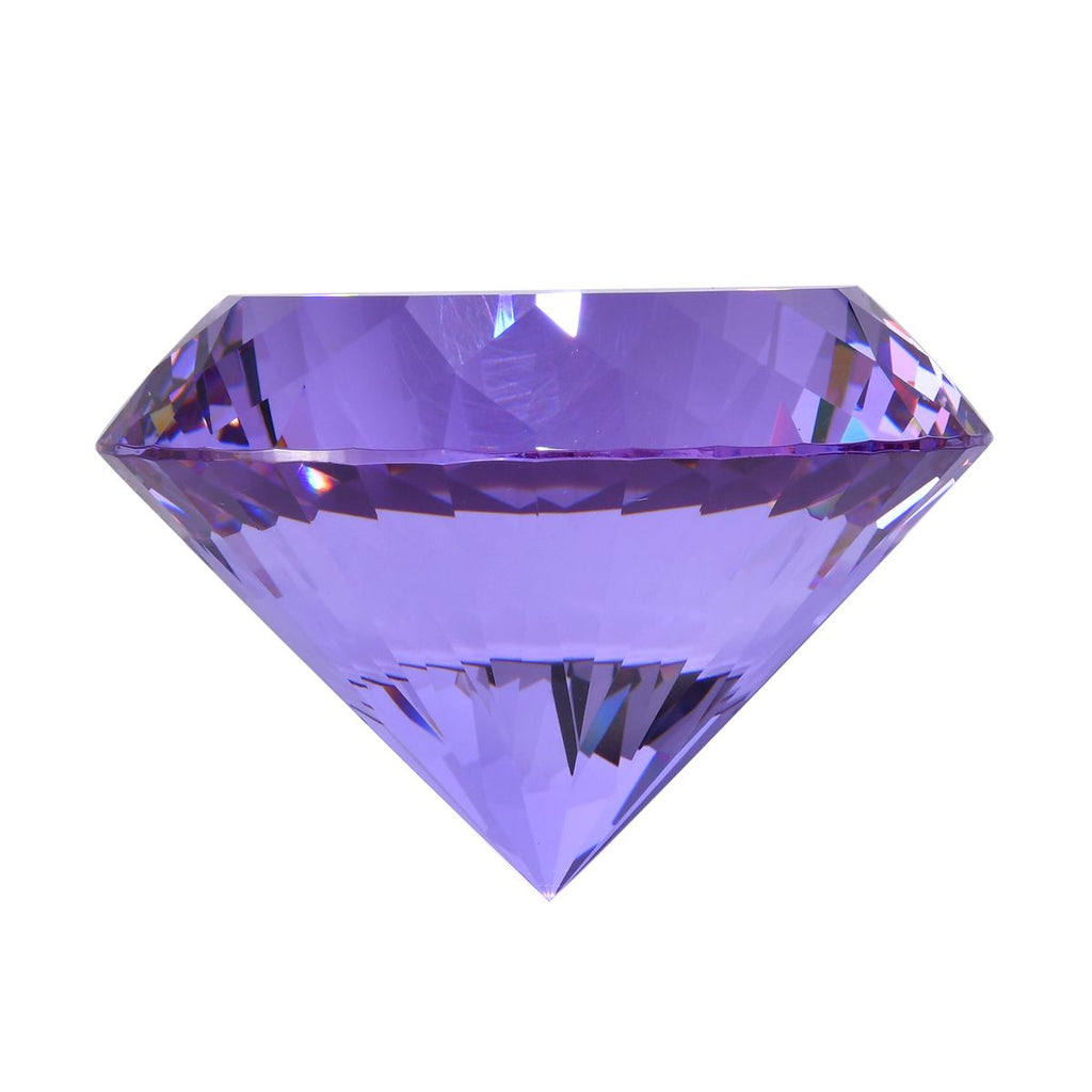 The 5th Season - Kristallglas-Diamant, 8x5.5cm, Violett